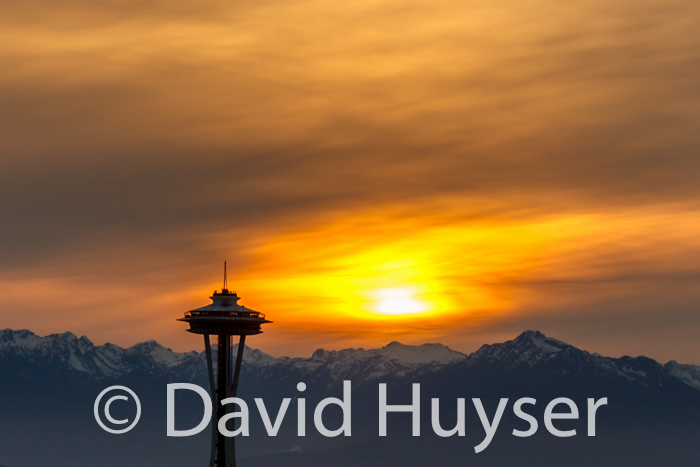 Space Needle Sunset